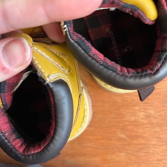 GARANIMALS Timerland Style Little Boots Velcro Strap Toddler Boy Size 5 (1363) - Picture 7 of 8